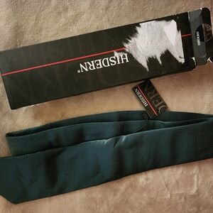 Hisdern Solid Dark Teal Men's Tie